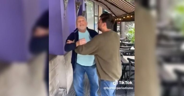 VIDEO Juan Grabois fue escrachado mientras tomaba un café con su padre