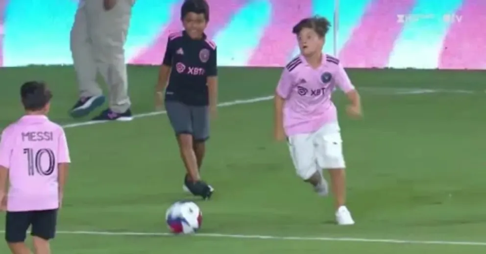 Thiago Messi deslumbra con su habilidad en el fútbol y se vuelve viral
