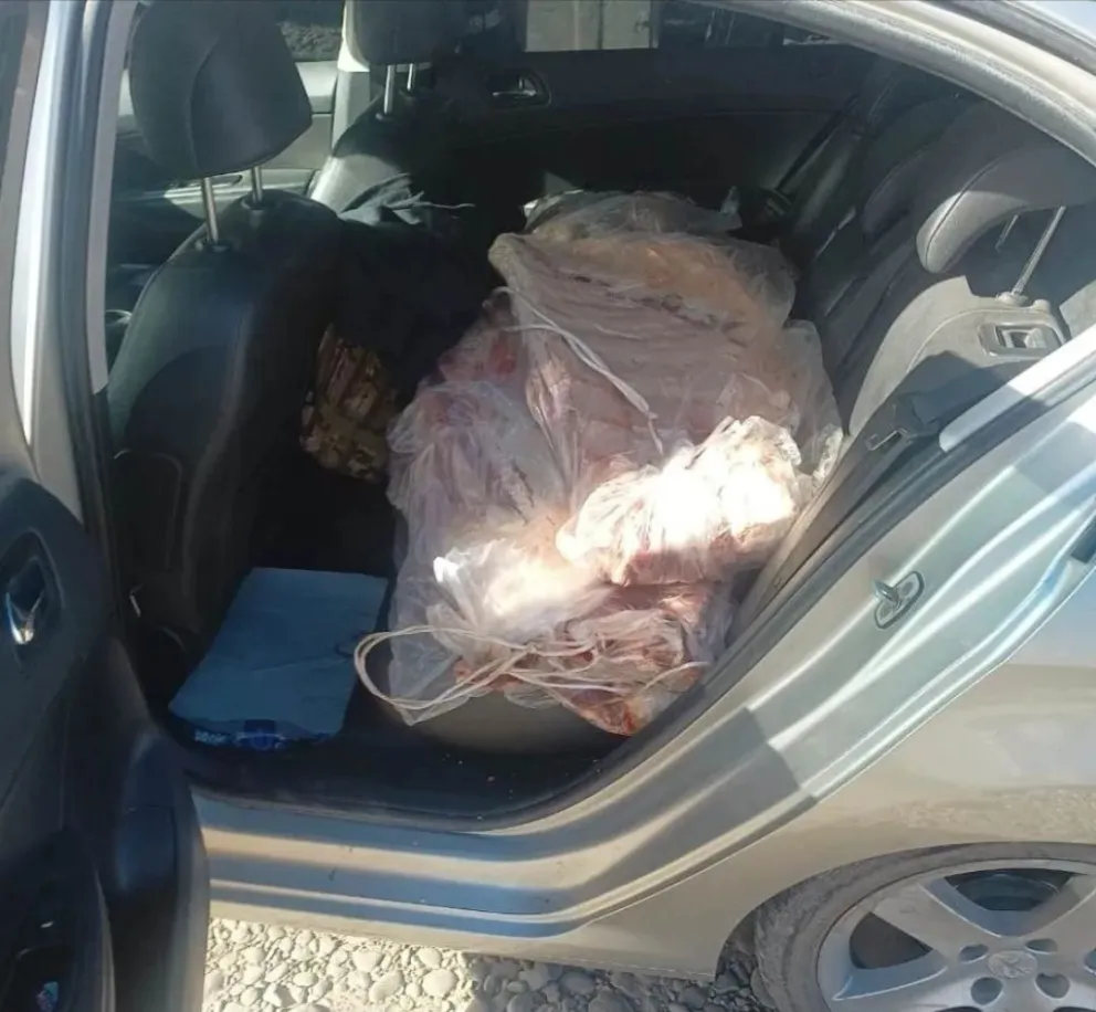 Querían ingresar más de 300 kilos de carne y los atraparon, son reincidentes