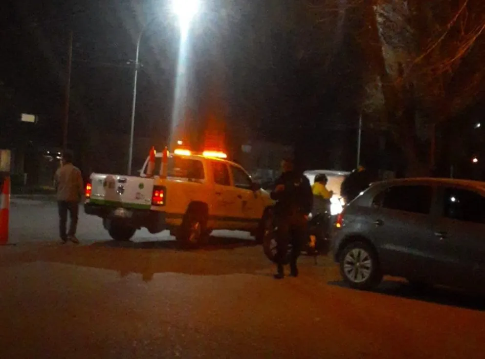 El jueves cerró con un siniestro vial en la zona céntrica