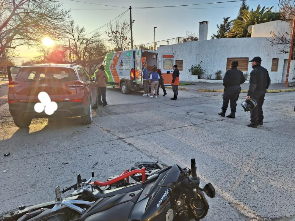 Choque en el barrio del Trabajo: debut oficial del SIARME en las calles cipoleñas