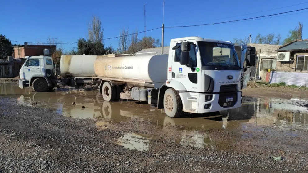 En qué barrios estuvieron trabajando los “camiones chupadores”