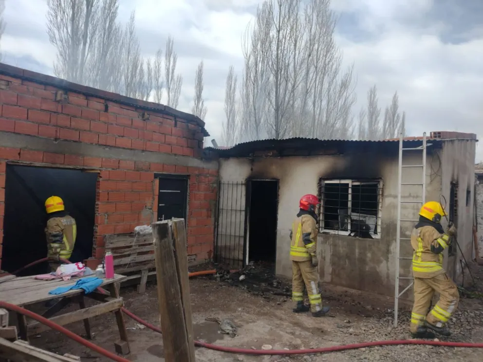 Explosión de una garrafa en el comedor Caritas Felices de Ferri