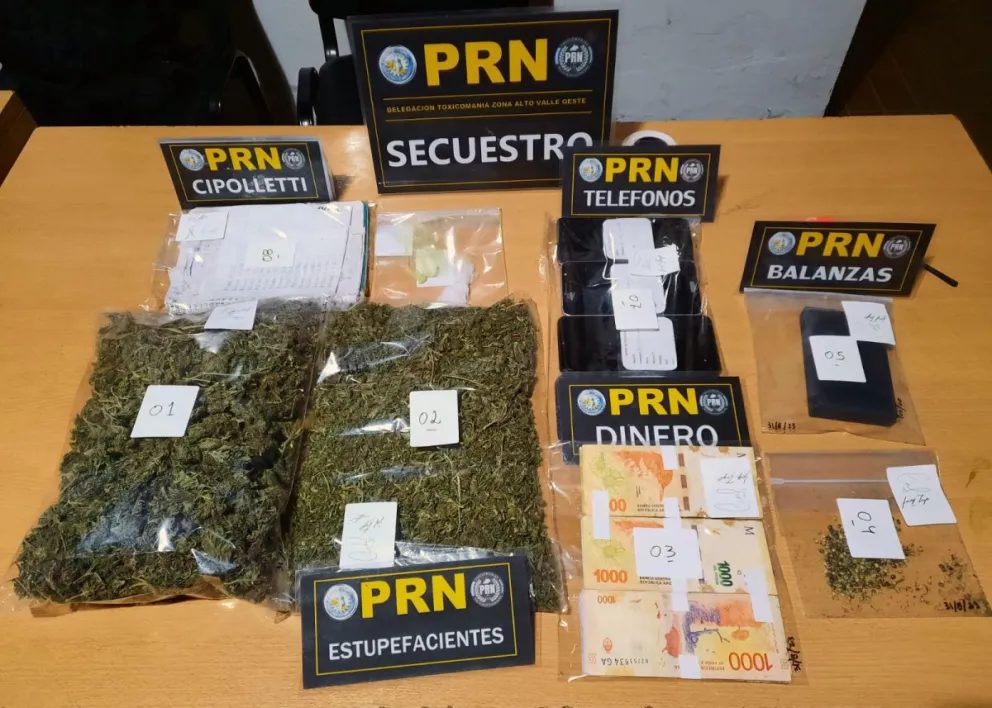 Desarticularon kiosco narco manejado por una mujer en el Alto Valle