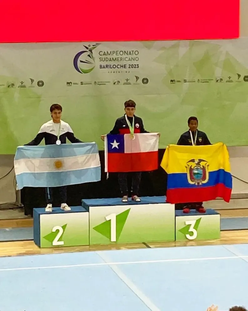 Giuliano, el gimnasta rionegrino que se consagró subcampeón Sudaméricano de Gimnasia