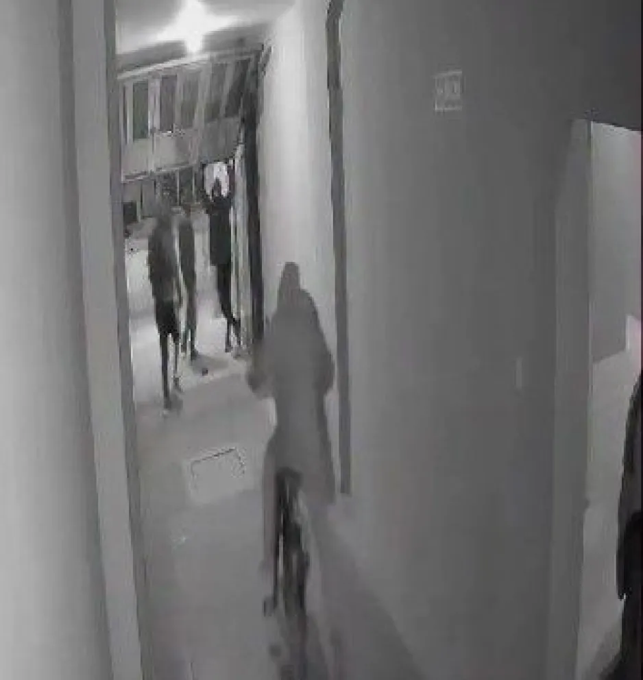 VIDEO: Así robaron un edificio en Cipolletti durante la madrugada