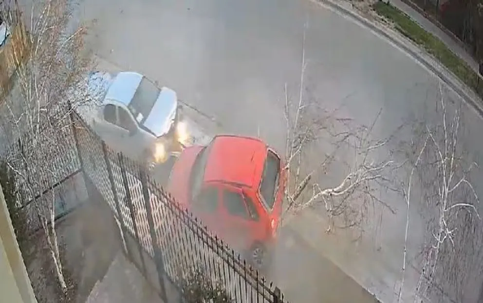 Video: así fue el impactante choque en barrio Flamingo