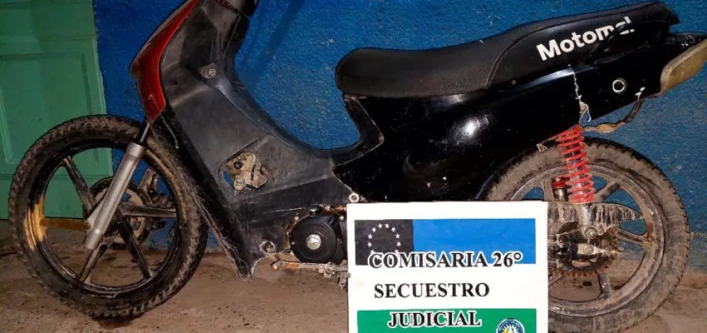 Recuperan una moto robada en Cipolletti
