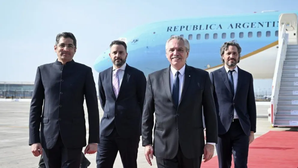 Alberto Fernández llegó a Nueva Delhi para participar del G20