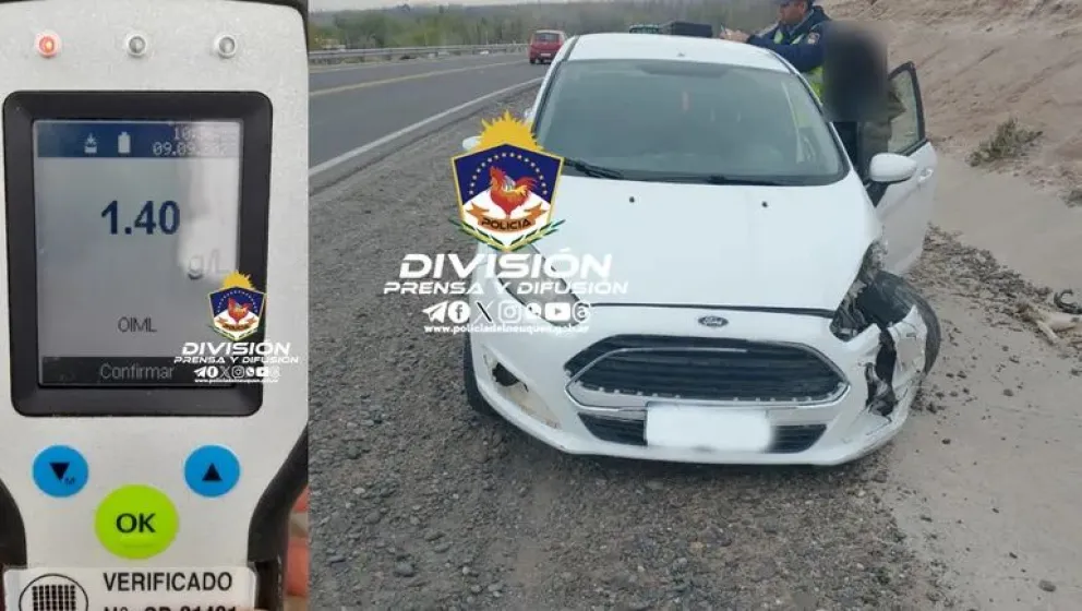 Manejaba alcoholizada desde Cipolletti y provocó un accidente