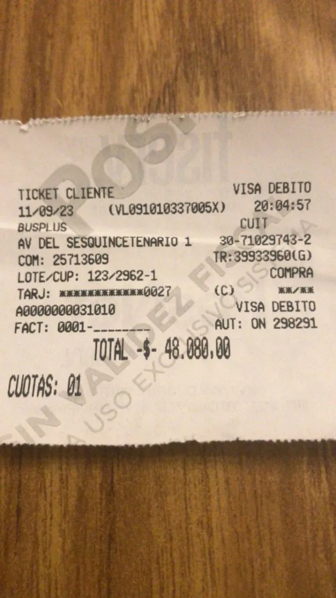 pago de pasajes