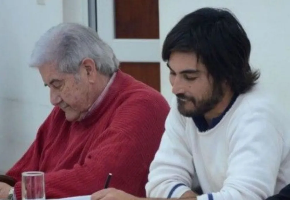 Juan Carlos Aguirre y el hijo de &eacute;ste, Juan Manuel Aguirre Taboada. 