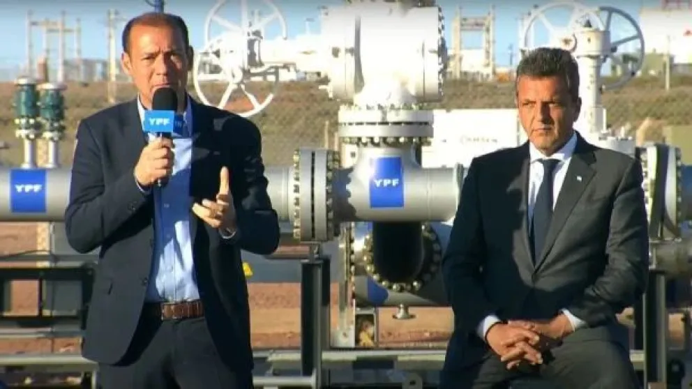 Massa inauguró la planta de tratamiento de líquidos cloacales que beneficiará al Alto Valle
