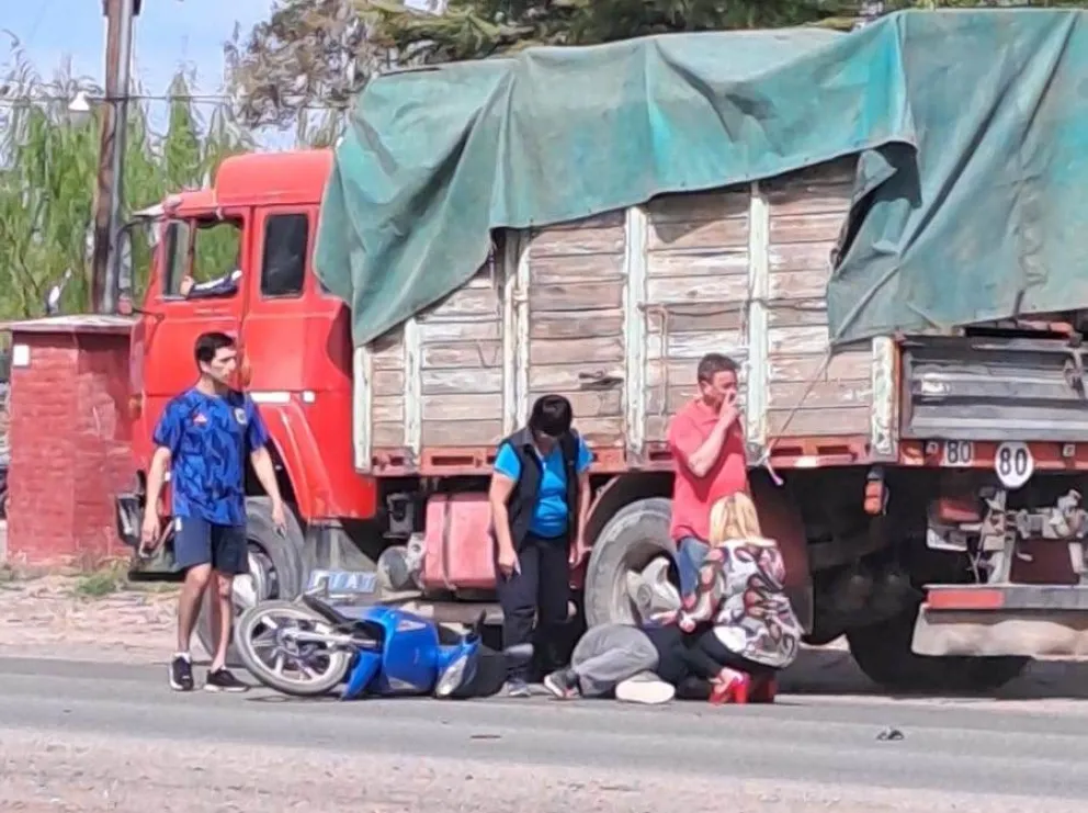 Una persona resultó herida tras múltiple colisión en Ruta 65