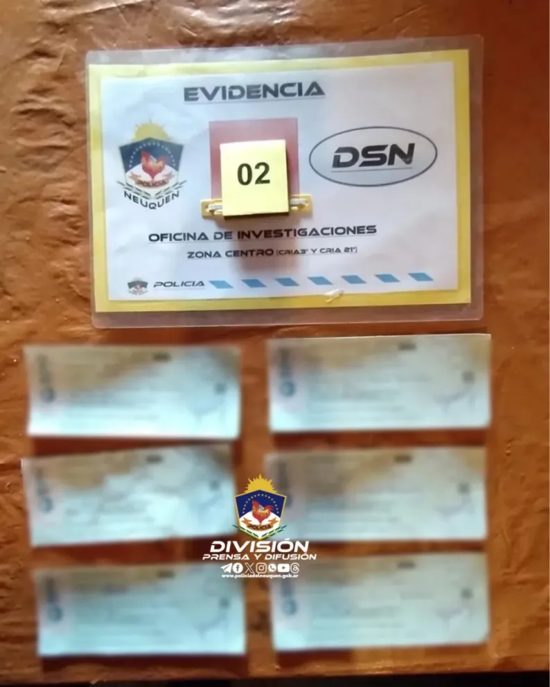 Recuperan seis cheques robados por casi 9 millones de pesos y detienen el presunto ladrón