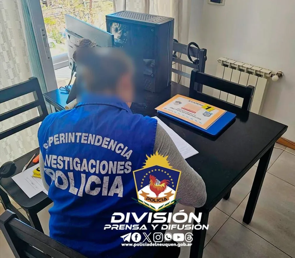 Se realizó un operativo de allanamiento en relación a presuntas estafas