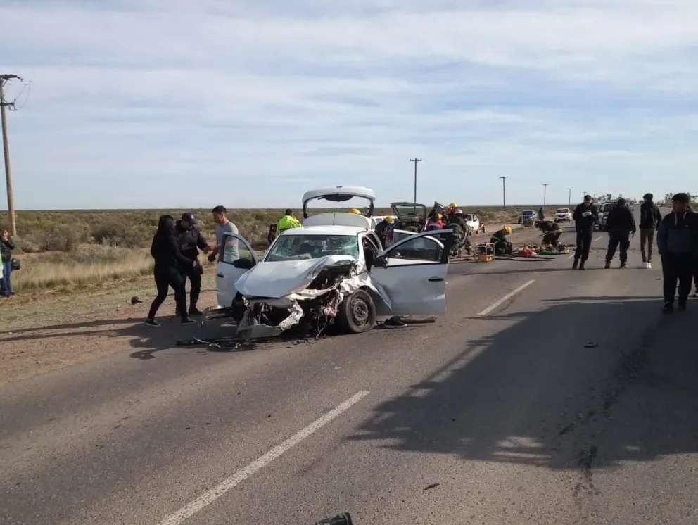 Choque en el lago Pellegrini: las víctimas eran oriundas de Bolivia 