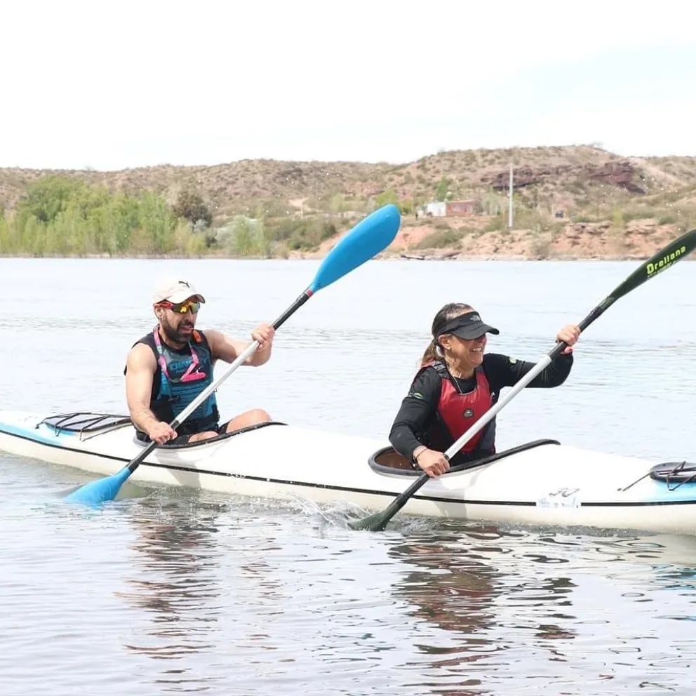 Más de 40 palistas se sumaron a la Regata Competitiva de los Tres Ríos