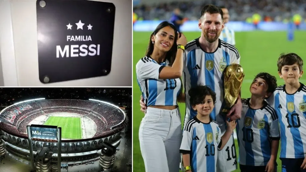 Video: así es el palco que River le regaló a Messi y su familia de por vida