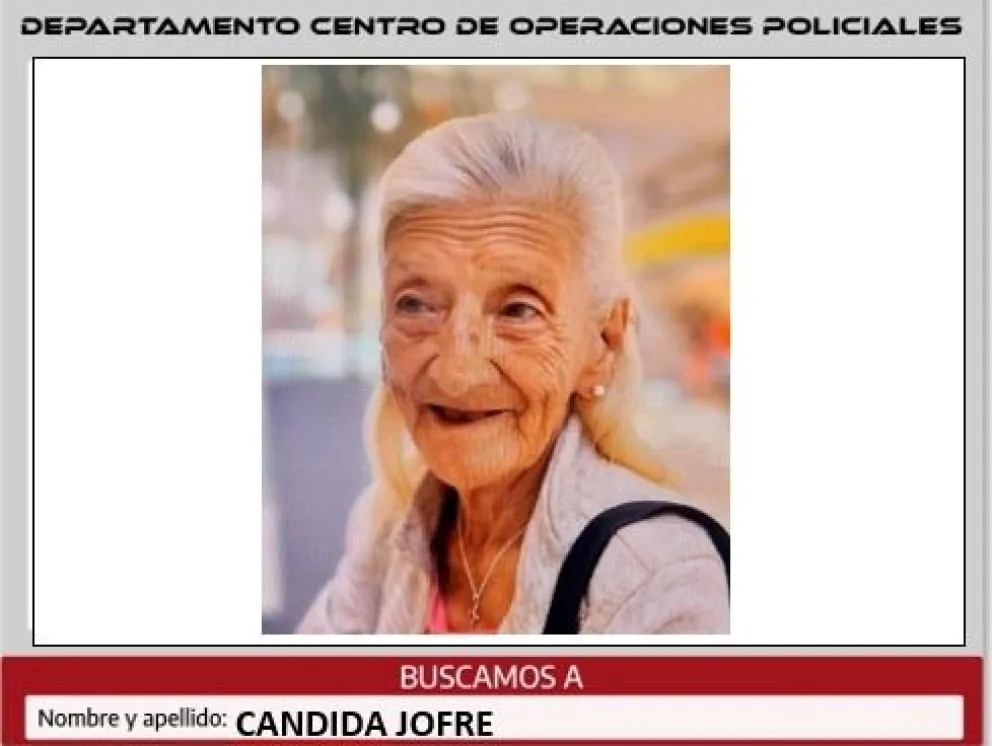 Desesperada búsqueda de una mujer en el Alto Valle