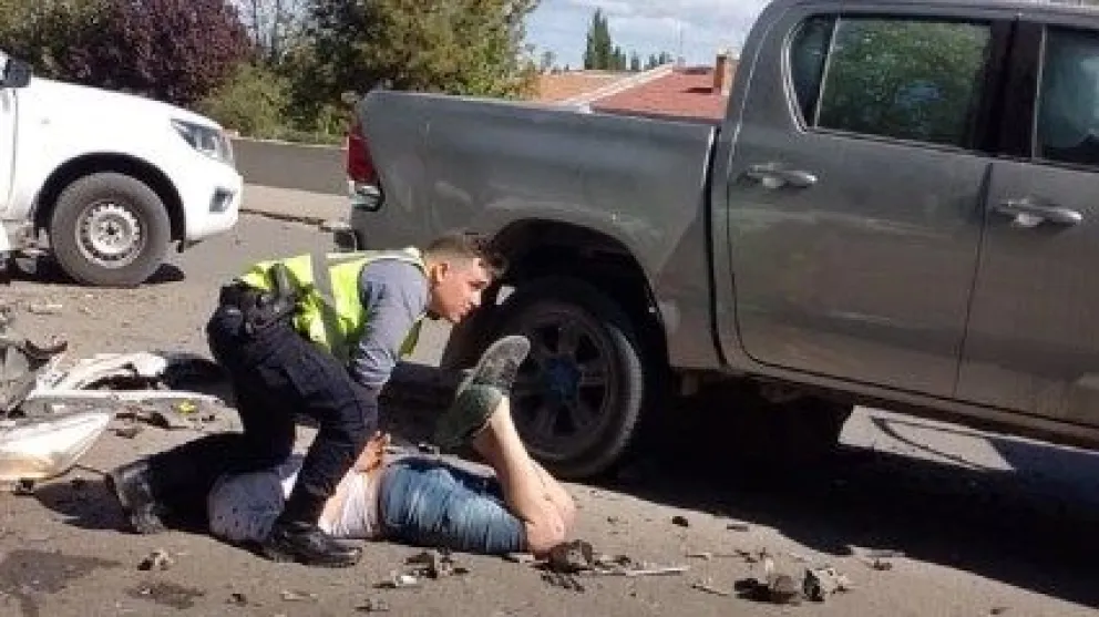 Persecución desde Roca a Cipolletti