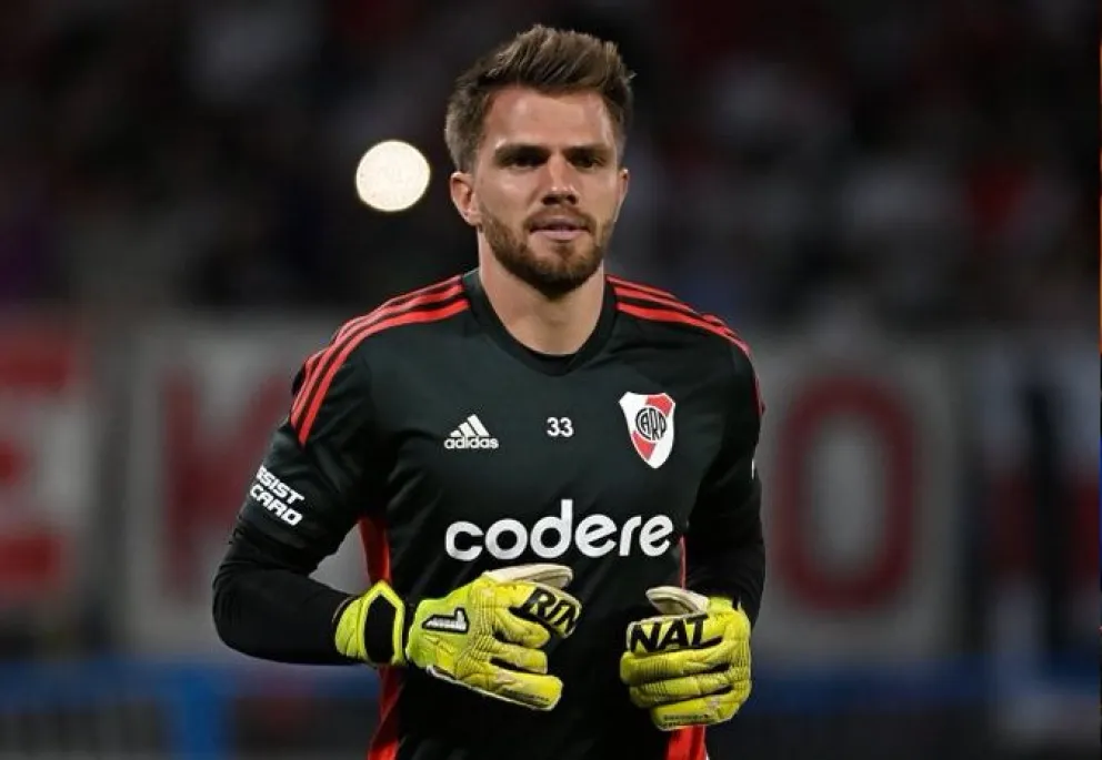 El cipoleño Ezequiel Centurión será el arquero de River en el duelo ante Colón de Santa Fe