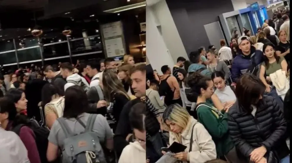 Caos en Aeroparque por paro de maleteros: vuelos demorados y miles de pasajeros afectados