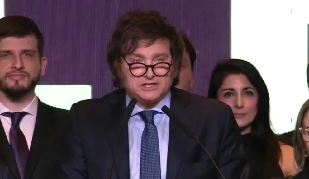 El discurso de Milei: "Si trabajamos juntos podemos ganar"