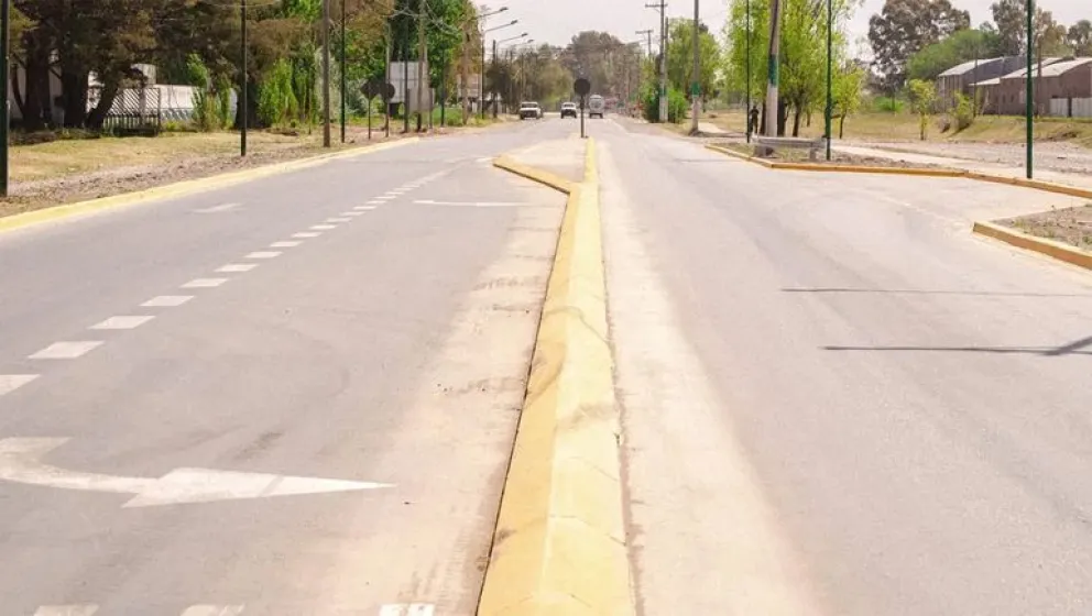 Finalizó la obra del derivador vial en la Ruta Provincial 65