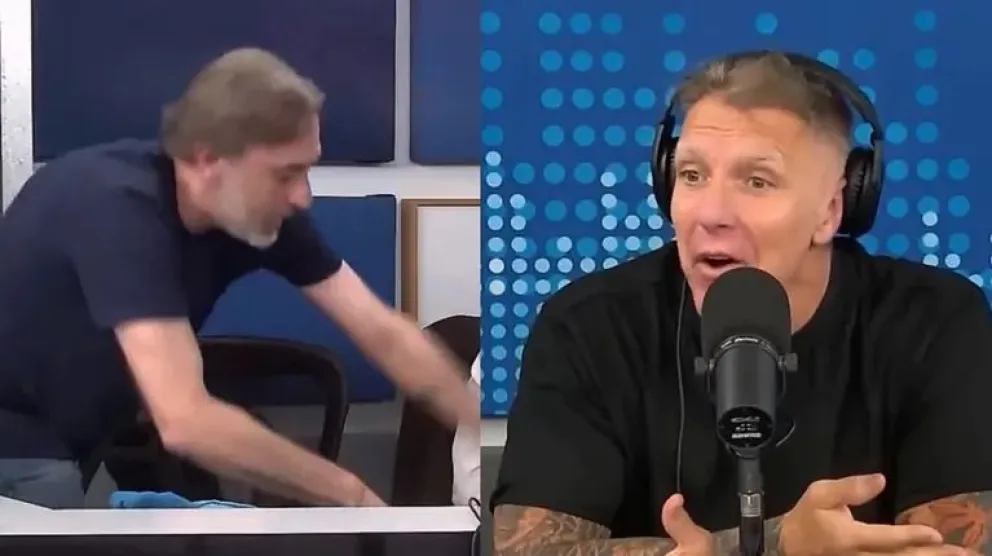 Mira el video: 'Tronco' Figliuolo y Alejandro Fantino vivieron un incómodo momento en vivo