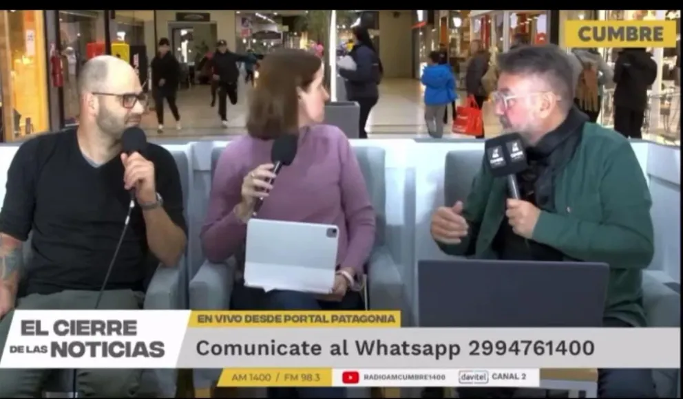¡VIDEO! Intento de robo en el shopping: tres jóvenes armados escaparon corriendo