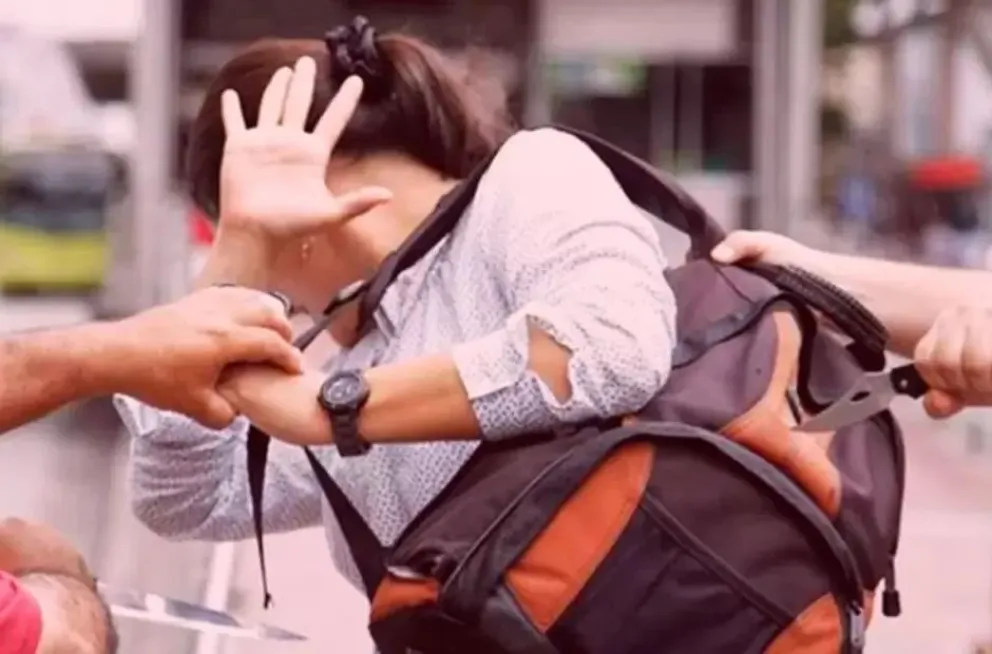Le roban la mochila con herramientas a una instaladora de ADT