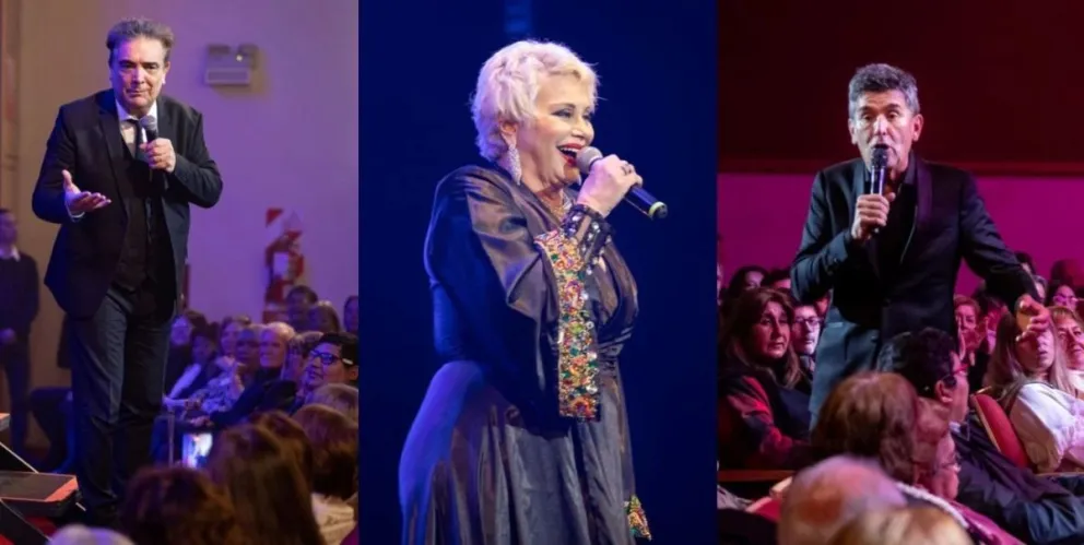 Barbieri, Artaza y Cherutti se presentan en Cipolletti con “Inigualables”