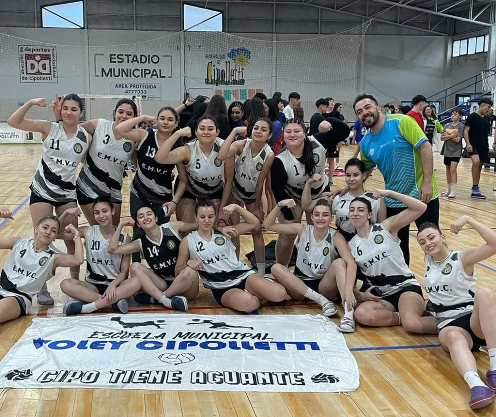 La escuela municipal de Voley se consagró subcampeona en el Provincial Sub 16