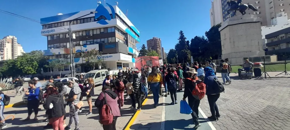 Acampe: la Municipalidad pidió intervención de la justicia para levantar el corte