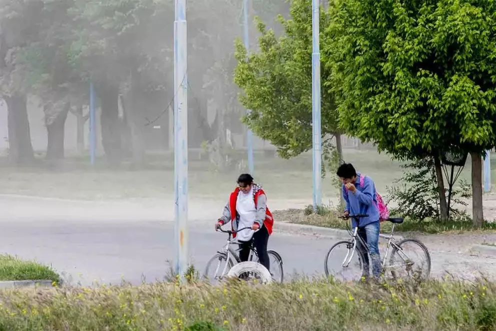 Alerta meteorológica por fuertes vientos en la región 