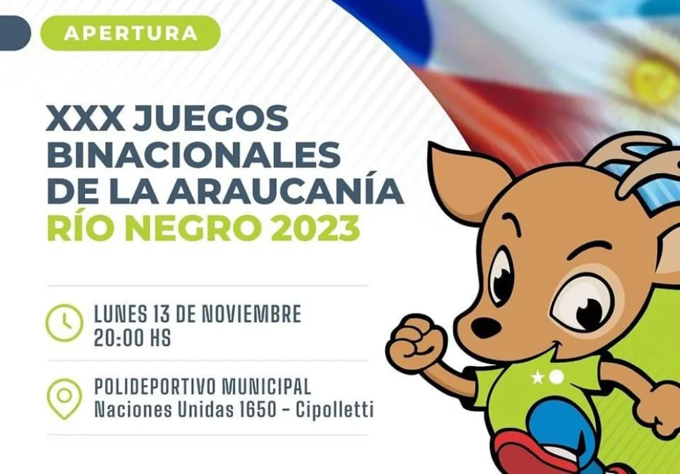   ¡Cipolletti inaugura los XXX Juegos de la Araucanía! 