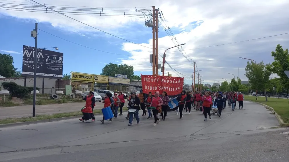 Corte de la ruta 22 a la altura de El Fortín en Cipolletti