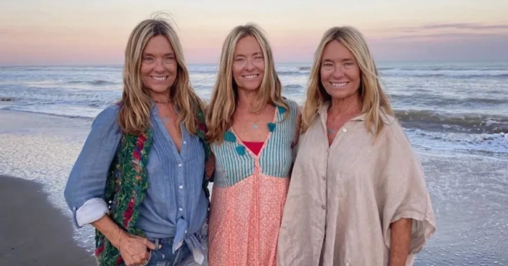 Las Trillizas de Oro presentaron a su nuevo bisnieto acompañadas de su madre Chichi Rousse