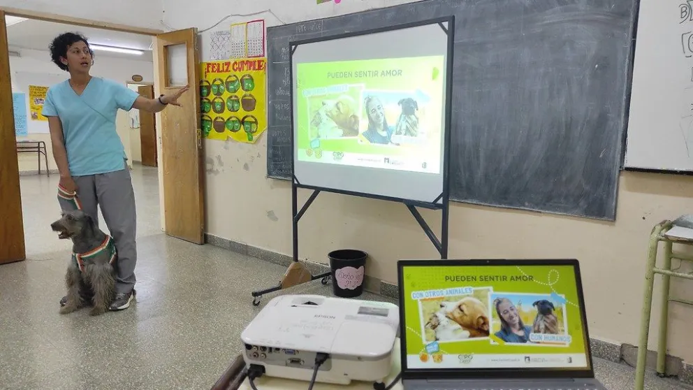 En la escuela Los pioneros aprendieron sobre tenencia responsable de mascotas