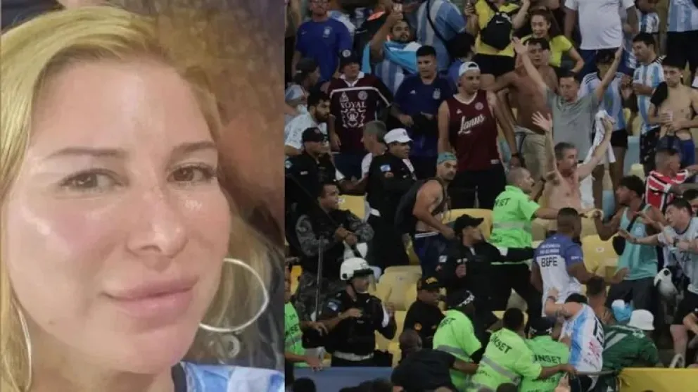 Fue liberada una hincha argentina que estaba en la cárcel en Brasil