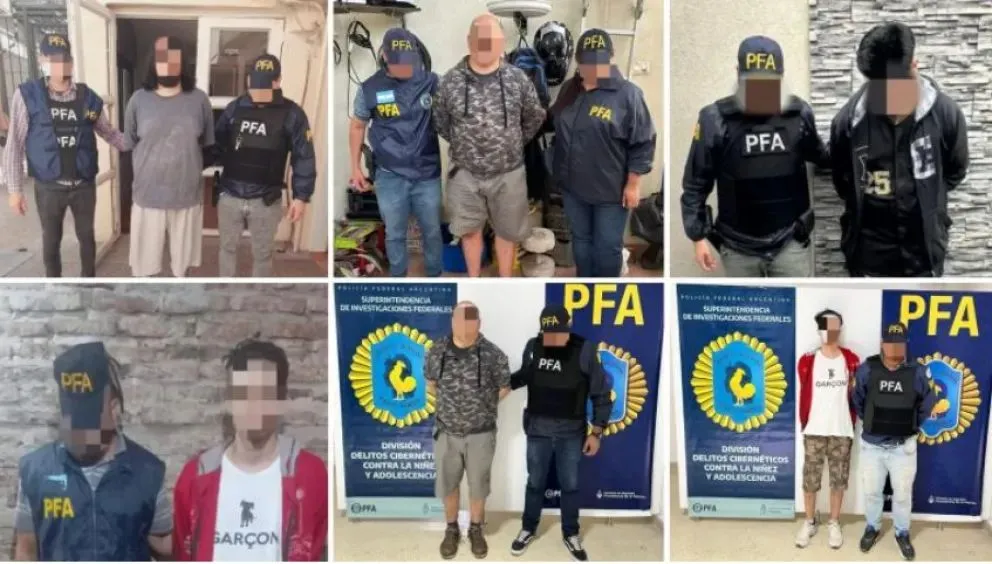 Desarticularon una red de tráfico de imágenes de abuso sexual infantil que operaba en la zona