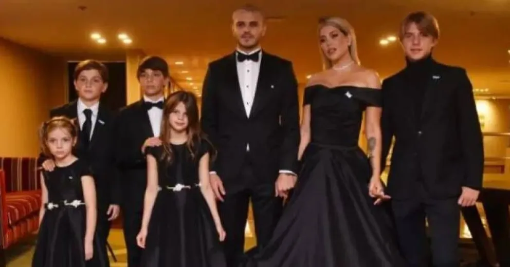 Wanda Nara le da elogios a Mauro Icardi como padre y sorprende a todos