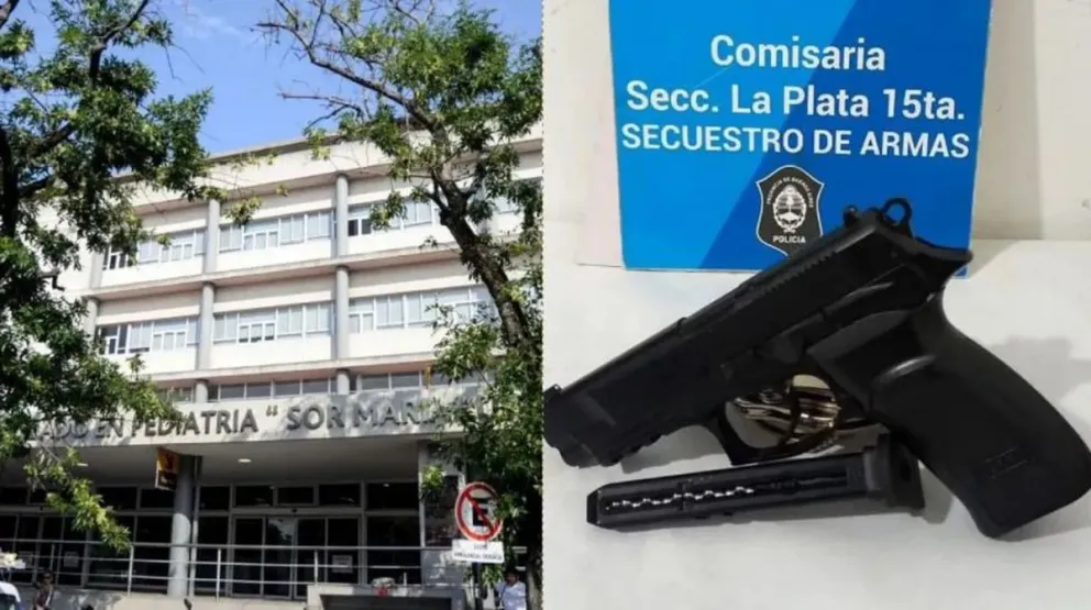 Trágico accidente doméstico: una beba encontró el arma de su padre y se disparó en el pecho