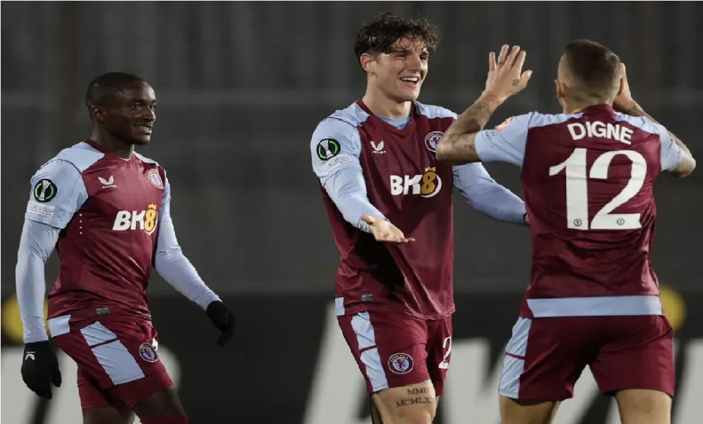 Aston Villa igualó con el HSK Zrinjski y se quedó con el primer lugar de su grupo