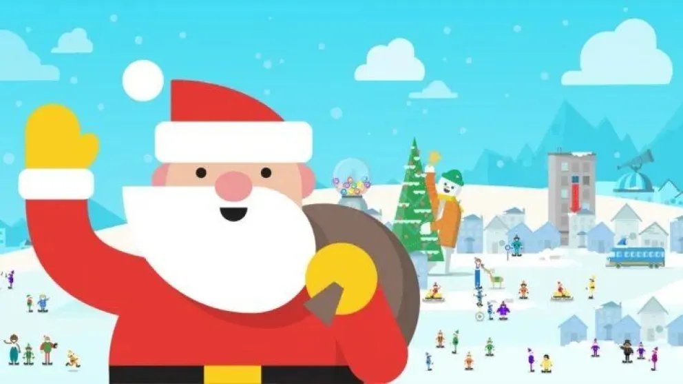 Mirá cómo seguir el recorrido del trineo de Papá Noel