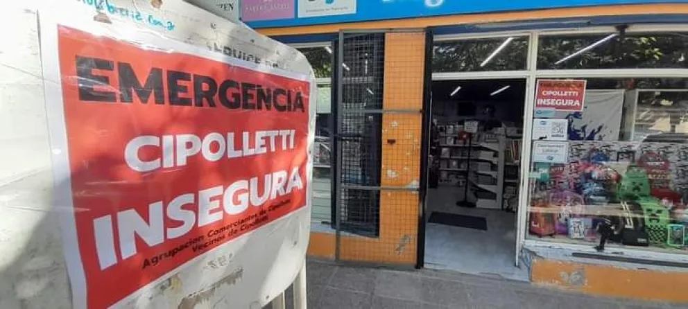 Comerciantes y vecinos de Cipolletti reclaman por seguridad: presentaron un petitorio al intendente