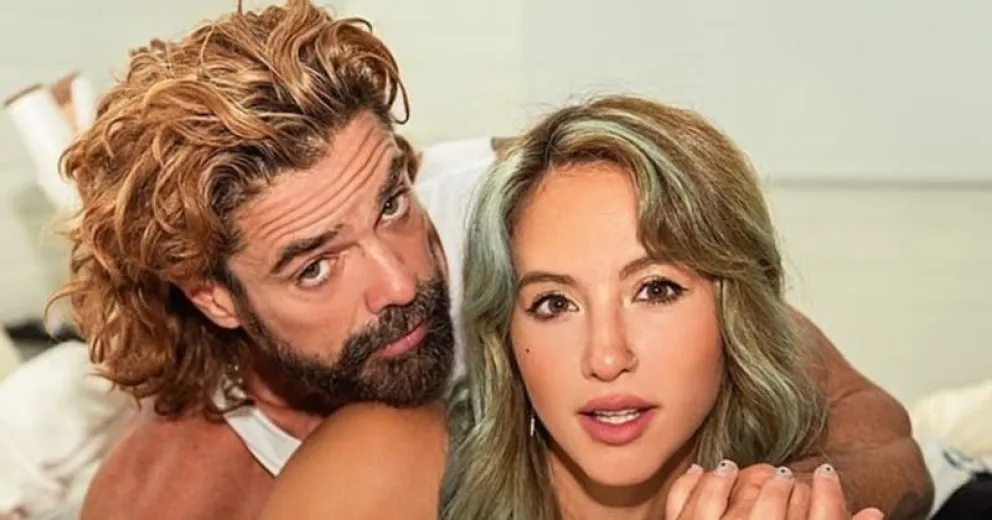 Baile sensual al borde de la pileta: el video hot de Luciano Castro y Flor Vigna