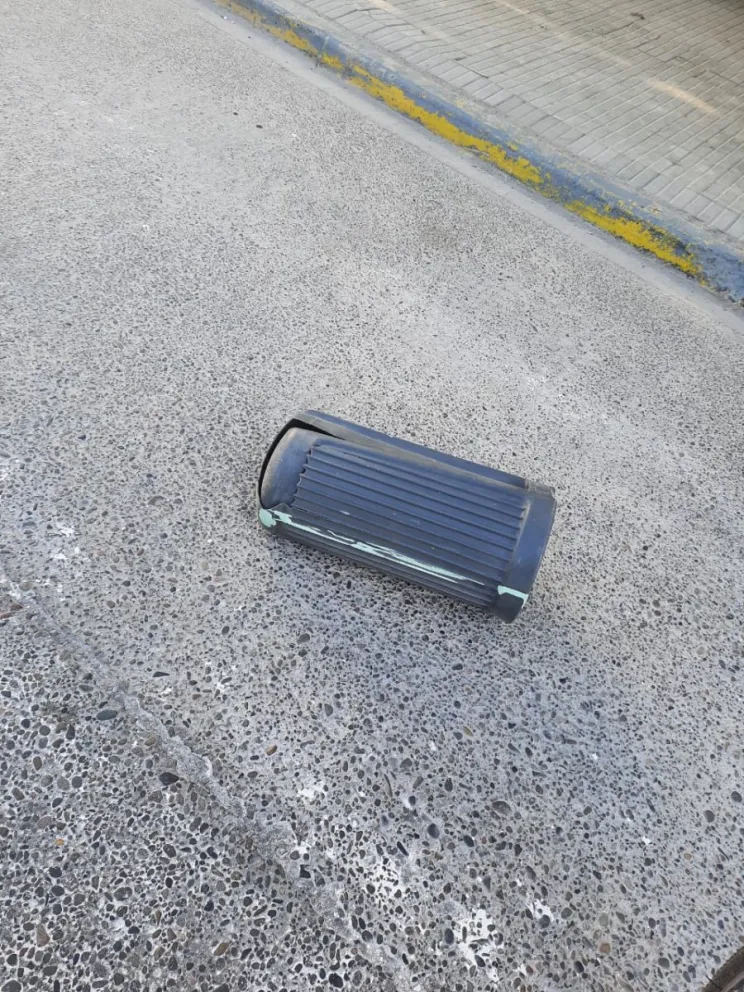 El año nuevo comenzó con vandalismo y destrozos en la ciudad