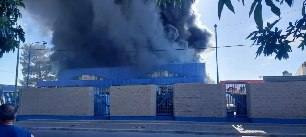 Incendio: los bomberos trabajaron más de cinco horas para sofocar las llamas